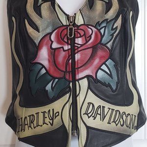 Harley-Davidson Leather Halter Women's Size M